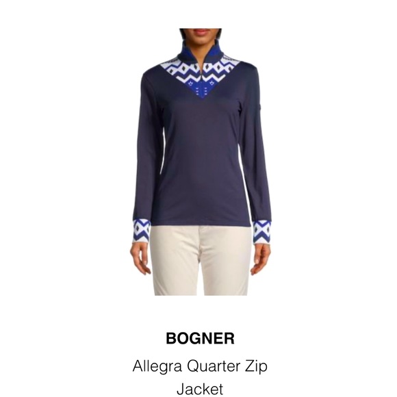 Bogner 1/4-Zip Mid-Layer ski jacket size 4 - Picture 1 of 8